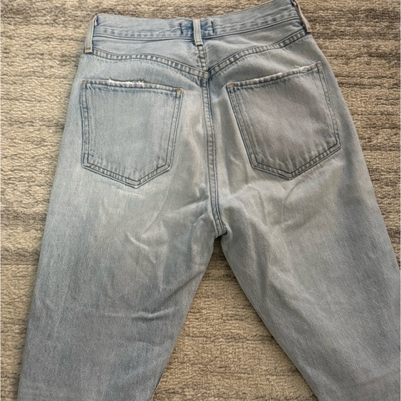 Agolde Riley Ripped Cropped Jeans - Picture 4 of 8